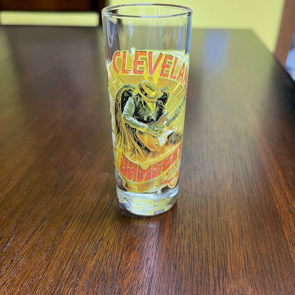 Hard Rock Cafe 2009 Cleveland Jamfest Tall Shot Glass
